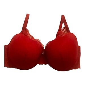 Auden lace push up bra 44DDD Red Valentine’s Day